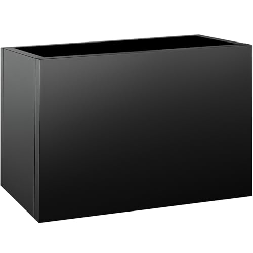 Meyoppm 36"x12"x20" Large Metal Planter Box, Heavy-Duty Rust Resistant Steel