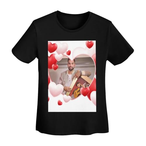 RLHRJEFZ T-Shirt Basique à Manches Courtes en Coton pour Femme Kendji France Girac M