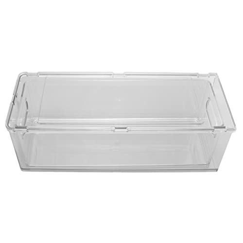 Caja de almacenamiento de cajones versátil apilable para suministros de baño, organizador de maquillaje transparente para tocador, soporte de ahorro de espacio, M6rhie3acq-12 (3 litros)