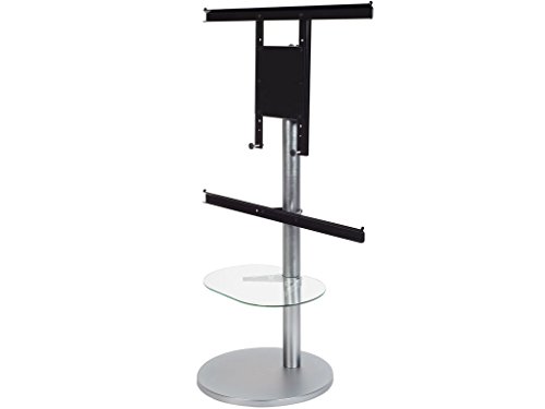 Norstone Tiblen SB - Soporte para televisión Plana, Color Negro y Plateado