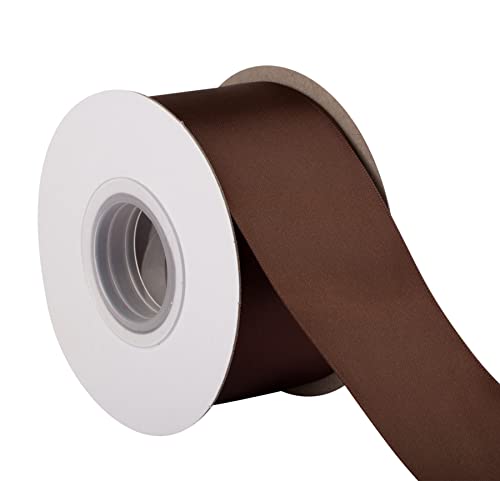 Double Faced Satin Ribbon, 50mm X 22M, Solid Polyester Craft Ribbon, Perfect for Gift Wrapping Crafts - Image 4