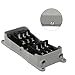 Industrial Foot Switch Pedal, Heavy Duty Push Button Controller with Non-Slip Rubber Base, YDT1-20 Model, 380V 15A, IP62 Rated Waterproof, Aluminum Alloy Enclosure