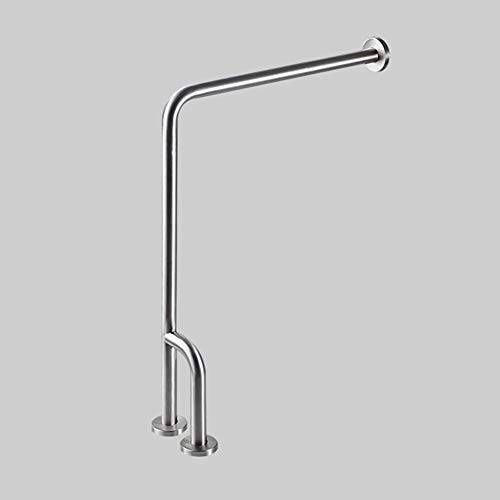 Zakrzywiony pręt ze stali nierdzewnej, Łazienka na ścianie dla seniorów i niepełnosprawna, Anti-Slip Support z ukrytymi śrubami, łatwa instalacja do prysznica, toalety, wanna