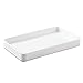 iDesign Stainless Steel Bathroom Tray for Towels, Cosmetics, and Accessories, The Gia Collection - 9.62