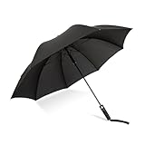 ShedRain The Duo Auto-Open Stick Two-Person Umbrella – Dual Handle, 54-Inch Canopy, UPF 50+ Sun Protection - Black