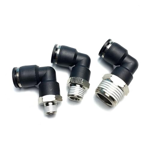 Conector rápido neumático NPT PL6 para manguera de aire comprimido de 1/4 6