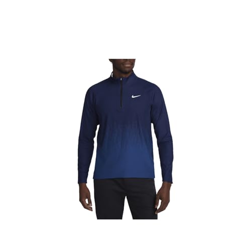 Sweat Nike Tour Dfadv Hz haut de gamme bleu nuit finitions soignées