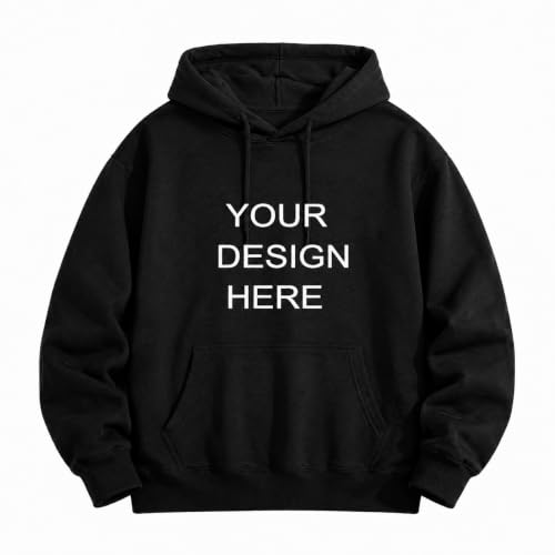 Image of Maydear Custom Vintage Washed Hoodie, Personalized Text Logo Pullover Sweatshirt for Men Women