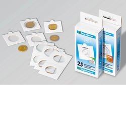 Porta monedas autoadhesivos 25 piezas 32.5mm miniatura 1