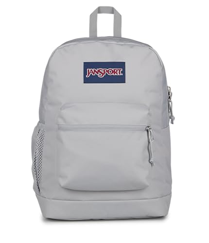 ジャンスポーツ（JANSPORT） リュック クロスタウンプラス (CROSS TOWN PLUS）バックパック JS0A7ZNZDH7 GROUNDED GREY グレー ノートパソコンスリーブ ウォーターボトルポケット 軽量 通学リュック トラベル 部活