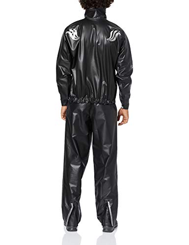 Capa de Chuva com Toca + Calça Street Moto Tam. P sem Forro e Impermeável Preto Atrio - MT080