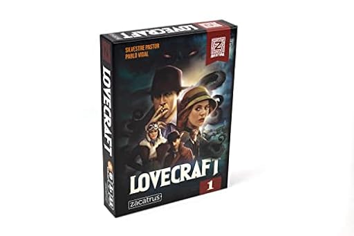Aventura Z: Vol. 1 Lovecraft, Juego de Mesa, Juego Cooperativo, Juego Solitario, Juego para 1 o 2 Jugadores, Juego para 2, Temática de Misterio y Terror, Mecánica de Exploración y Aventura, Edad +14 | Ya disponible en tu tienda friki favorita! En mundofriki.es!