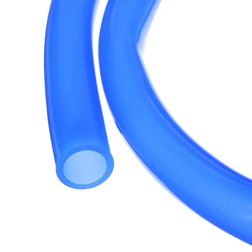 Image of 1m(3.3ft) 19mm(3 /4 inch) ID x 25.4mm(1 inch) OD Silicone Tubing Blue Industrial Plastic Tubing Pure Silicone Hoses for Pump Siphoning Draining Irrigation Brewing