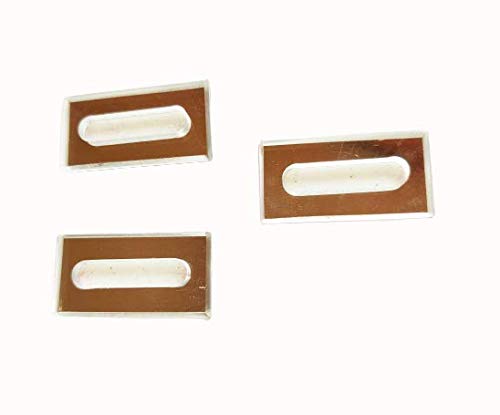 Peel & Stick Sliding Striker for Sliding Doors/Drawer/Cabinet/Window/Cupboard Size-20 mm x 36 mm Pack of 144 Pcs