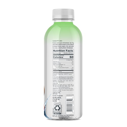 Image of Isopure Clear Protein Water with Electrolytes Strawberry Kiwi 20 oz
