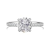 [小さな店] OEM 925 スターリングシルバーリング ジルコン 防水 ウェディング ピンク ハート CZ シルバー エンゲージリング S925 結婚指輪