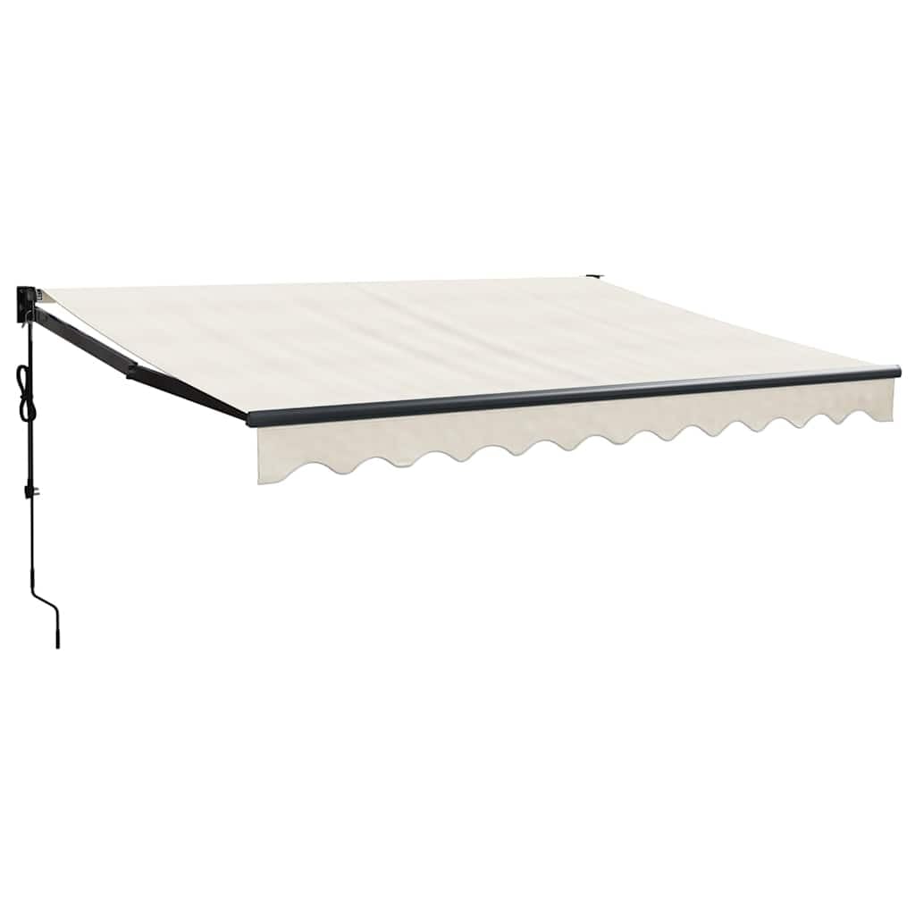 vidaXL Tenda Sole Automatica Retrattile Crema 3x2,5 m