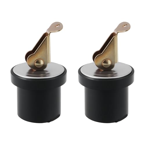 Briny River Lot de 2 bouchons de vidange en laiton de 2,2 cm pour bateaux, yachts, kayaks