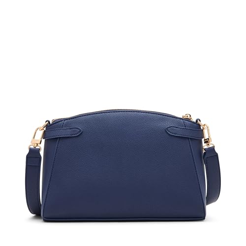 Anne Klein Womens Belted Dome Crossbody, Midnight2