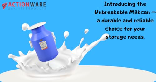 Image of ACTIONWARE Unbreakable Milk can (20 Ltr.Container)(Blue Colour) With Side Handle