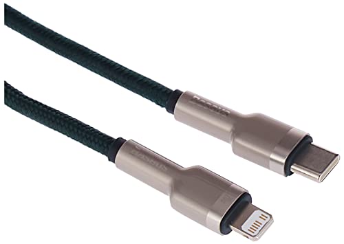 Cabo Baseus Cafule Cafule Metal USB Type C - Lightning 20 W 1M Verde