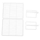 DONFAMDS Gefrierschrank Drahttrennwand aus Eisen Kühlschrank Organizer Einseitiges Trenngitter für Supermarkt Platzsparend und Robust 43-56cm Ausziehbar 23cm Hoch