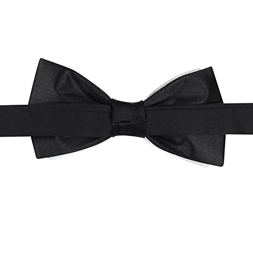 Image of Peluche Essentials Premium Bowtie for Men- Comes in a Gift Box (Twining Double Fold- White)