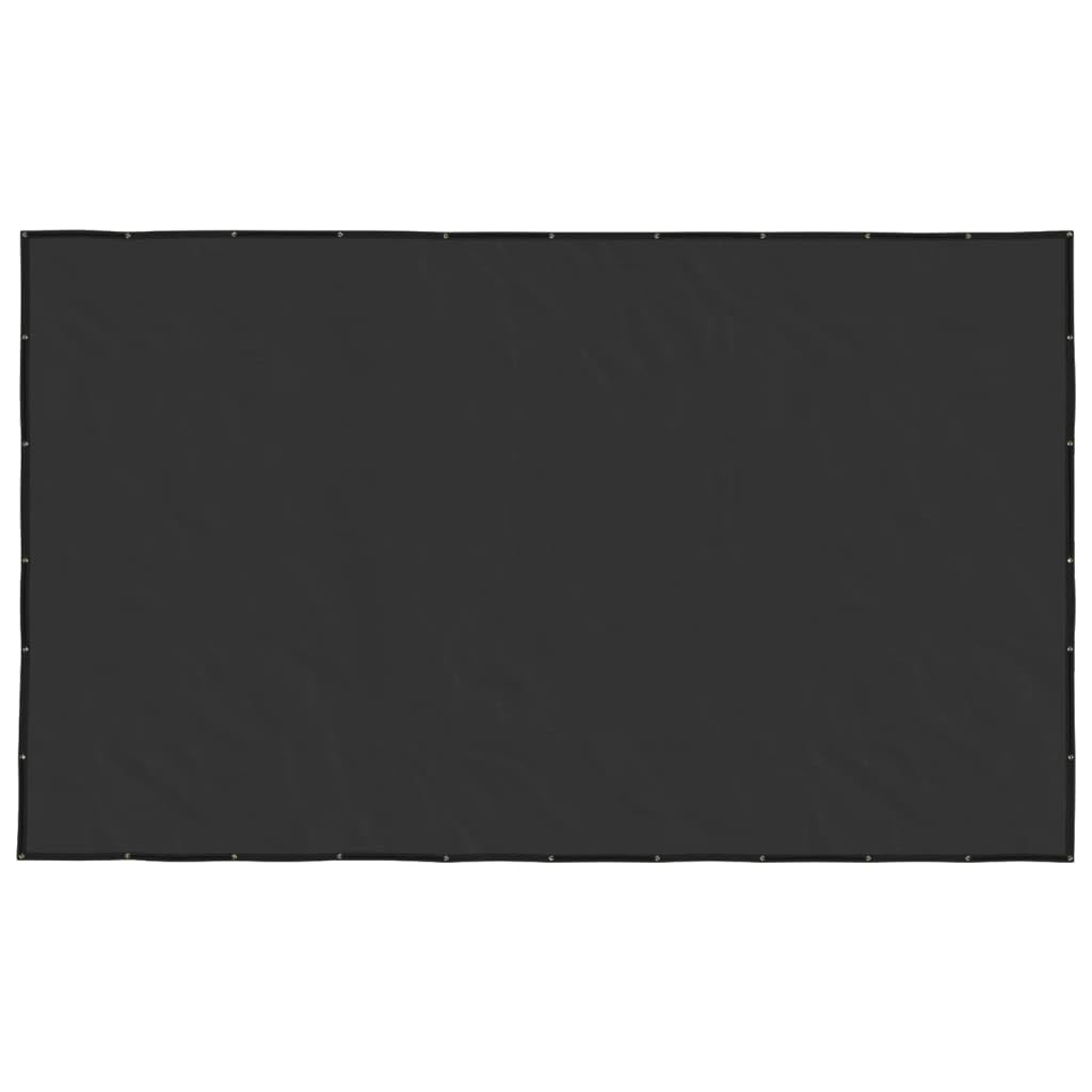 Anhängernetz HDPE 3x5 m Schwarz, Feinmaschiges Ladungssicherungsnetz für Anhänger, UV-beständig, mit elastischer Kordel, Robustes Abdecknetz für sicheren Transport