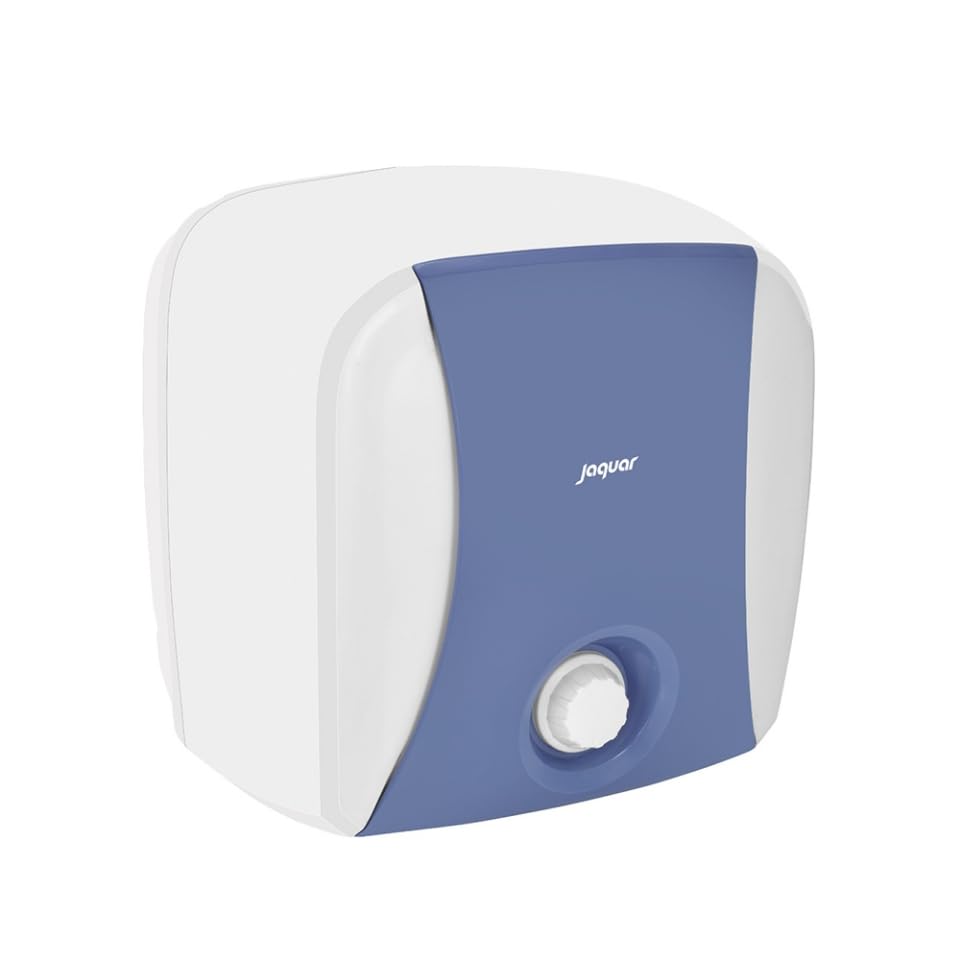 Jaquar Briza 15 L Vertical Electric Water Heater – 2000 W Storage Geyser | 5 Star BEE, 35 mm Insulation, Safety Valve & Glass-Coated Element | 7-Yr Tank Warranty | Dimensions (425x345x455 mm)