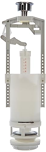 Spülset, Spülkasten aus Keramik, Ablaufventil mit Lauffunktion, Spülung, Abschrägung am WC