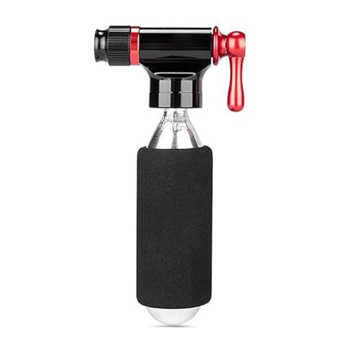 ANCLLO Bomba infladora de CO2 para neumáticos de Bicicleta Boquilla de inflado rápido para Bicicletas de montaña y de Carretera