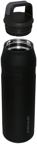 Image of Stanley IceFlow Cap and Carry Water Bottle | Wide Mouth Twist Lid | Lightweight & Leakproof for Travel & Sports | Insulated Stainless Steel | BPA-Free