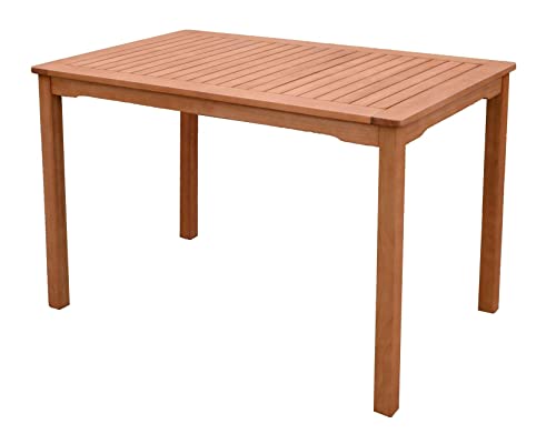 Gartentisch Eukalyptus Tisch Beistelltisch Balkontisch geölt massiv 70 x 110 Gartentisch Eukalyptus Tisch Beistelltisch Balkontisch geölt massiv 70 x 110