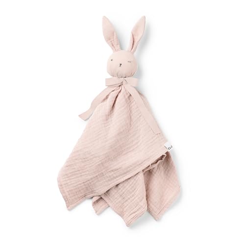 Elodie Details cozy Baby Comforter Cuddle Blanket Blinkie, essentials for Infant Babies and Toddlers, Newborn Gifts for Birthday Baby Shower in 100% Oeko-Tex Extra Soft Organic Cotton - Belle Pink
