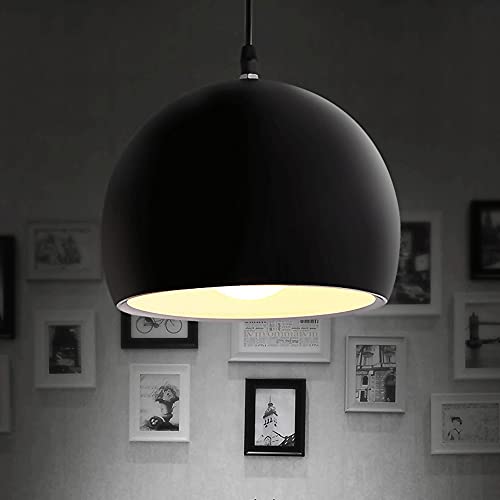 Lámpara colgante de globo en aleación de aluminio, estilo minimalista E27 7