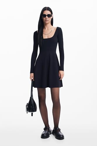 Image of Desigual Women's Woman Knit Dress Long Sleeve