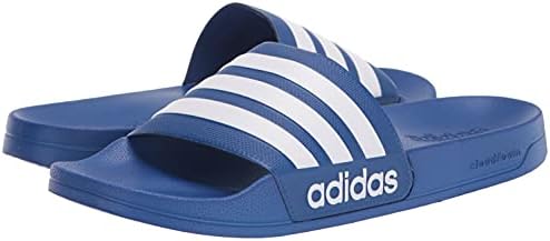 adidas Men's Adilette Shower Slides Team Royal Blue/White/Team Royal Blue 8 | Image 6