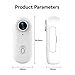 4K Mini Body Camera, Pocket Action Cam with Memory Card, 170° Wide Angle, for Cycling, Diving, Skiing (White*4K)