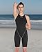 ARENA Powerskin ST Next Open Back Women's Competition Racing Swimsuit Full Body Short Leg Kneeskin One Piece Athletic Tech Suit, Black, Size 26