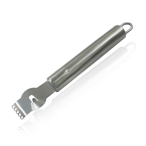 PHITUODA Lemon Zester Grater Stainless Steel Lemon Zester Tool with Channel Knife Orange Citrus Fruit Peeler