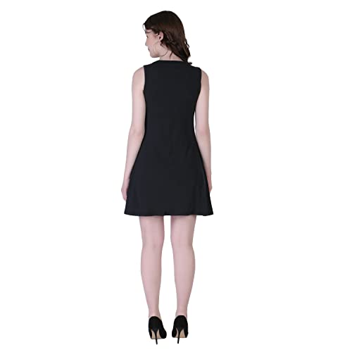Image of Leriya Fashion Dresses for Women || Stretchable Ribbed Sleeveless Plain one piece for Girls || Beautiful Dress Perfect for Outing || Picnic || Events Wear mini Dress for Women