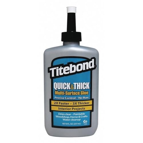 Image of Titebond 2403 8OZ Quick & Thick Glue, 8 oz, Clear