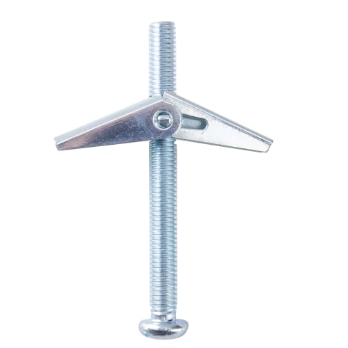 HROMIGRY 3/8"x4" Toggle Bolts (36 Pcs) 3/8 inch Wall Anchors for Drywall Heavy Duty, Butterfly Anchor Bolt for Hollow Wall, Sheetrock, Ceiling