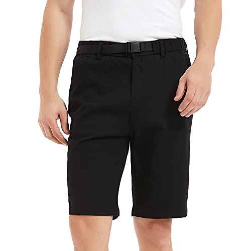 ZLUXURQ Short Cargo pour Hommes Taille Élastique Coupe Ample Coton Shorts de Travail D'extérieur Décontractés Cover