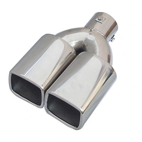 Embout d'échappement de voiture double en inox pour vos trajets quotidiens et voyages