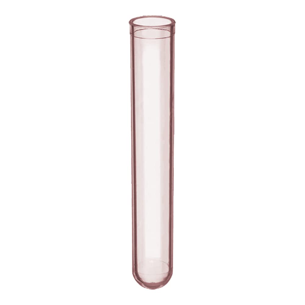 Labcon SuperClear 3311-804-000 Polypropylene Round Bottom Culture Tube without Caps, Red, 12mm Diameter x 75mm Length, 5ml Capacity (Case of 1000)