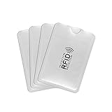 10 Set Anti Rfid Wallet Blocking Reader Lock Credit Card Holder Id Bank Card Case Protection Metal...