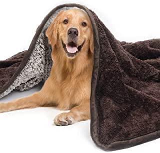 Bezzilish Home Premium Dog/Cat Blanket, Soft and Warm Pet Throw for Dogs & Cats Double ply for All Season 50 X 80 inches Multicolor - (Pack of 1)