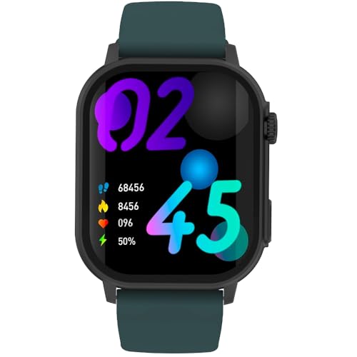 Image of TIMEX iConnect EVO+Made in India Unisex Smartwatch|Largest Display 2.04 inch AMOLED with 368x448 Pixel Bluetooth Calling|Rotating Functional Crown|AI Voice Assist|Upto 7 Days Battery -TWIXW404T