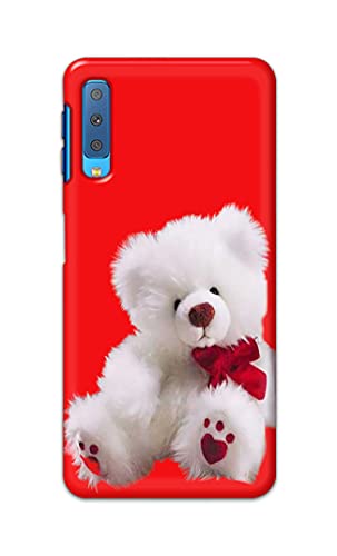 Image of PRINTFIDAA Teddy Bear Love Romantic Valentines Day Dumbo Printed Designer Hard Back Case Cover for Samsung Galaxy A7 (2018), SM-A750F /DS, SM-A750G, SM-A750FN /DS -(TI) MVN1001